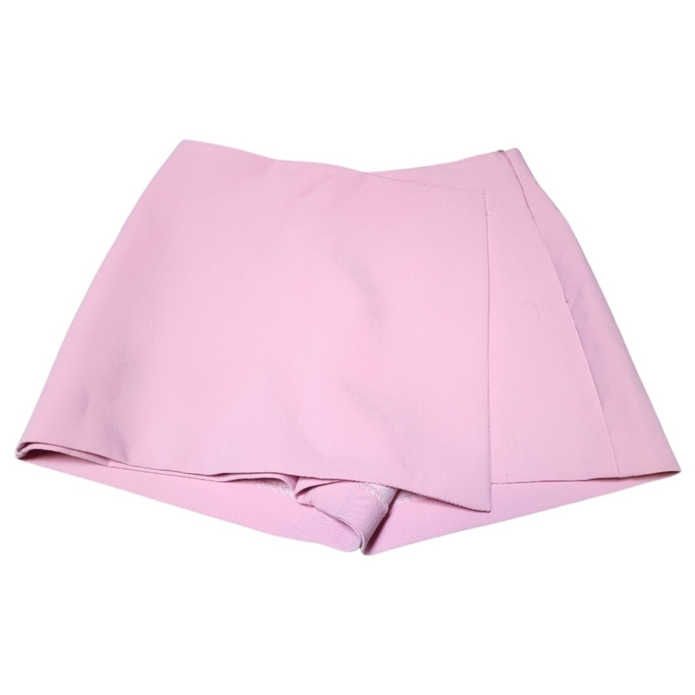 Zara Pink Skorts with Tailored Flare - Size 5